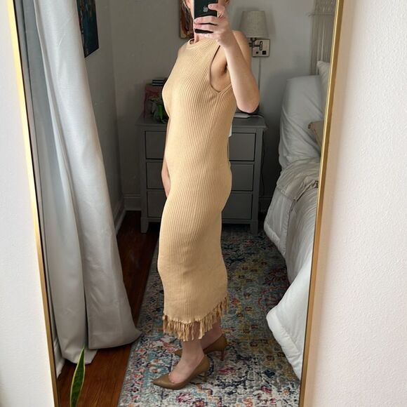 Eleven Six Thalia Dress Sand Size Large‎ - Picture 5 of 9